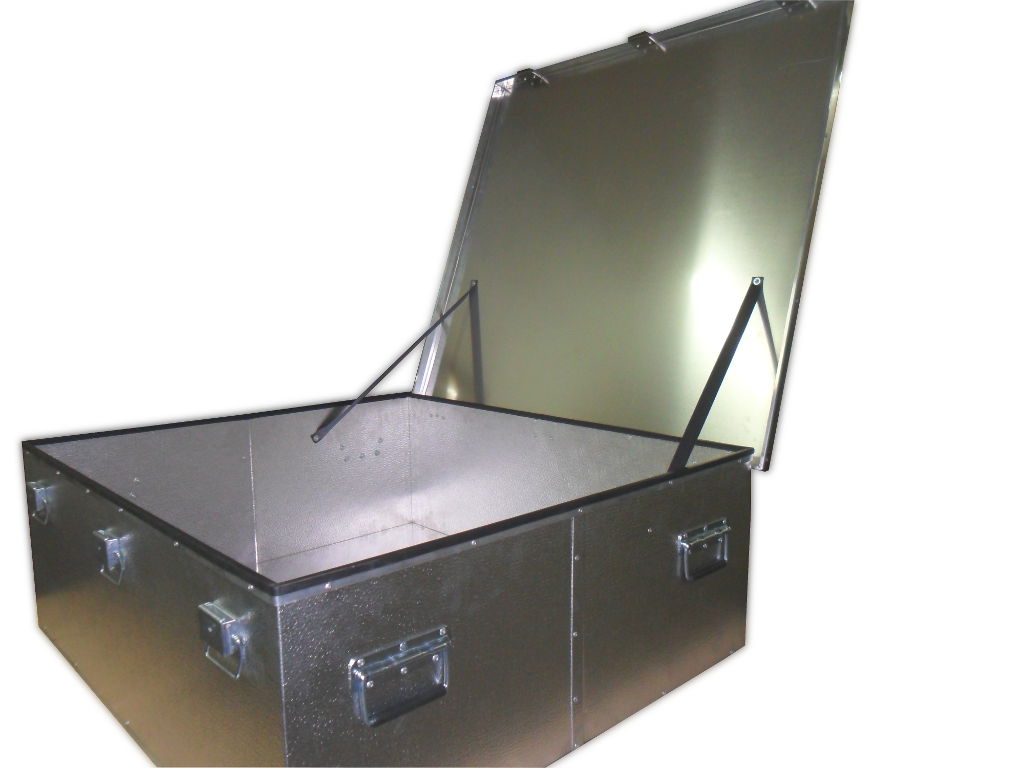 Aluminiowe skrzynie ewakuacyjne realizacje na zamówienie